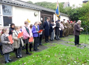 Act of Remembrance in Knaphill - 11/11